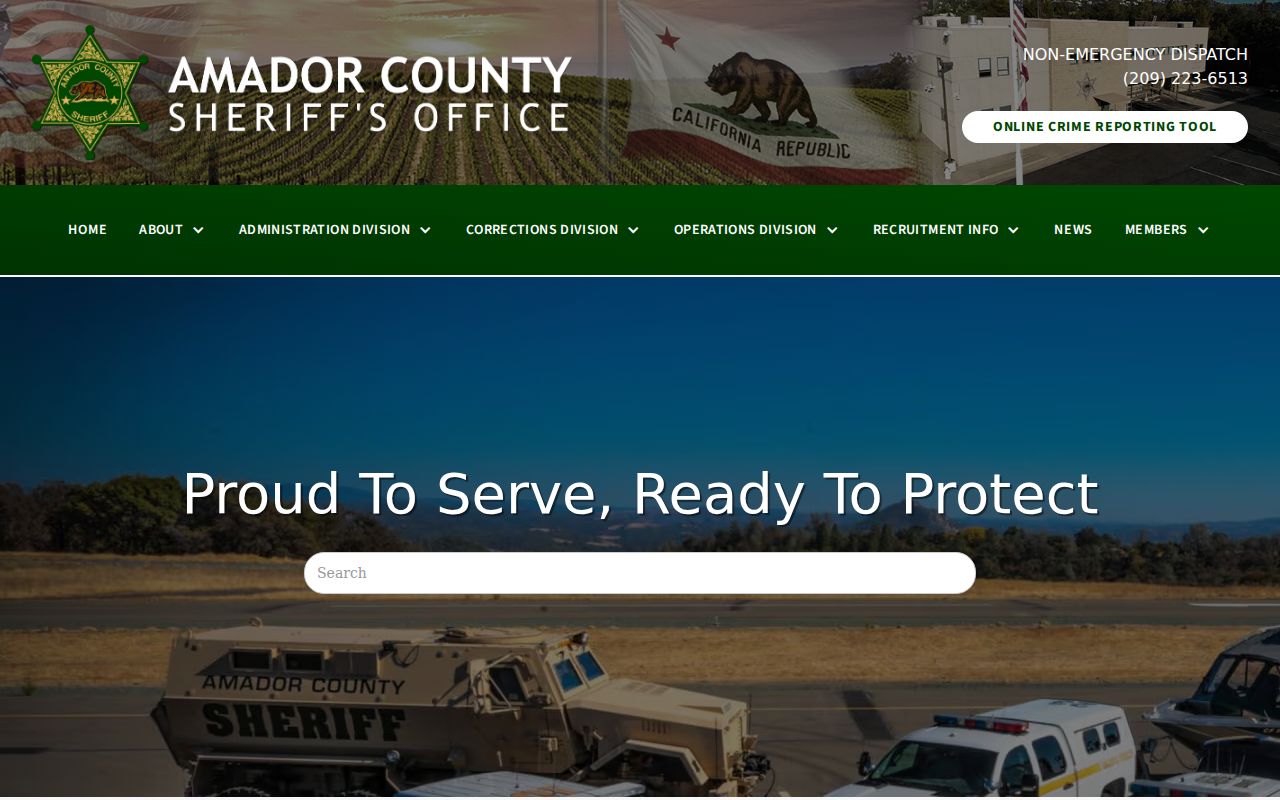 Amador County Sheriff's Office official website